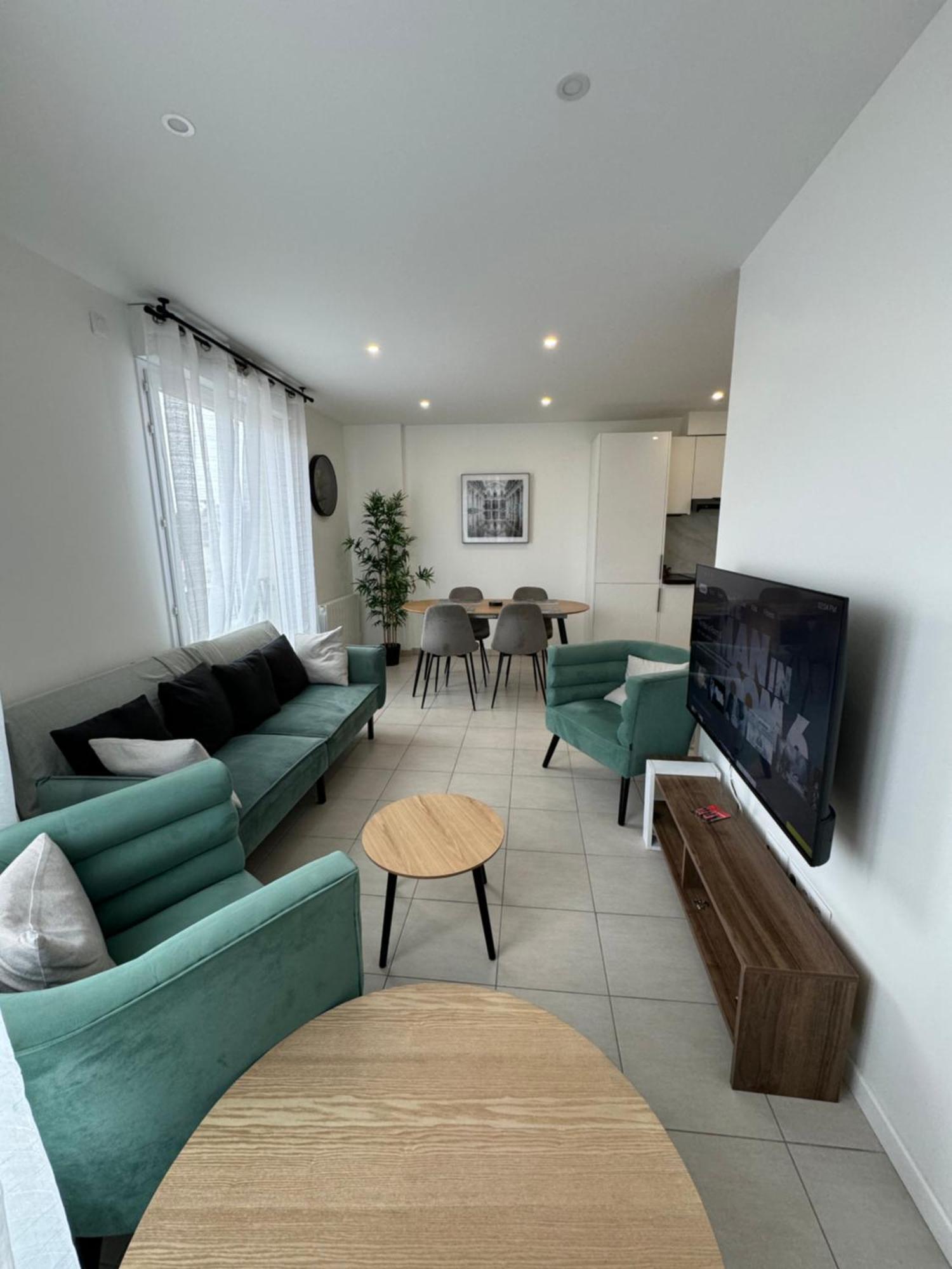Appartement 2 Chambre Drancy Dış mekan fotoğraf